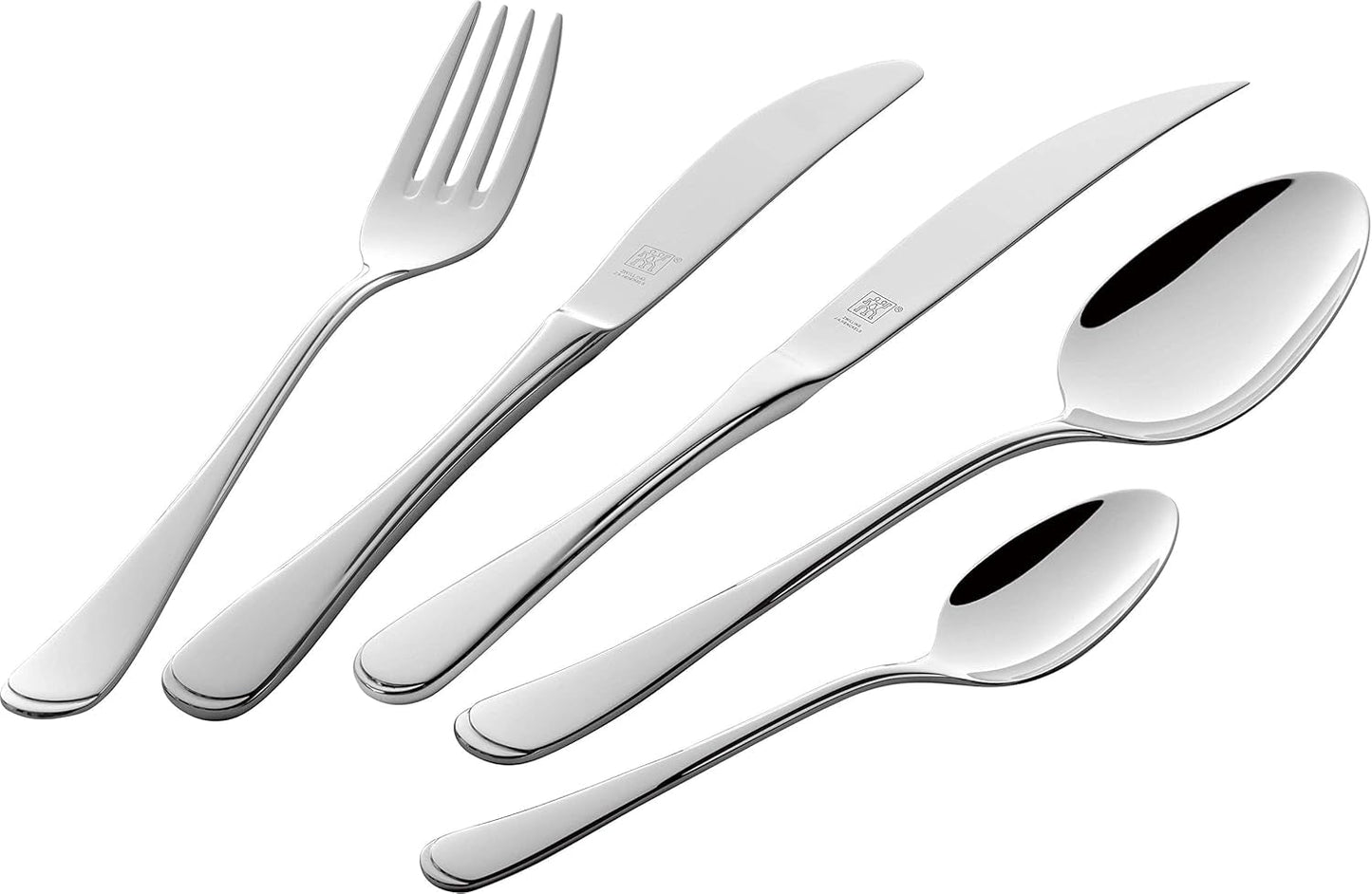ZWILLING Nottingham Besteckset, 72-teilig, für 12 Personen, Edelstahl 18/10 Kitchen Naty Shop