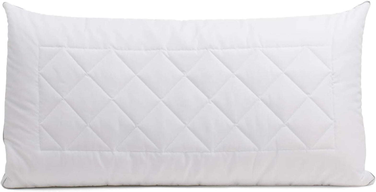 Gözze - Kissen mit Innenkissen 150G und Klimastreifen, inklusive Nachfüllbeutel, 40 x 80 cm - Weiß Naty Shop Standardkissen Weiß 40 x 80 cm