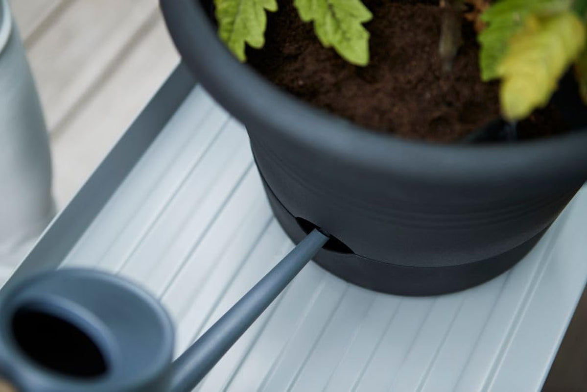 elho Green Basics Tomatentöpfe 33 – Blumentöpfe für den Anbau und die Ernte im Freien – Ø 33,5 x H 26,0 cm – Schwarz/Vivid Black
