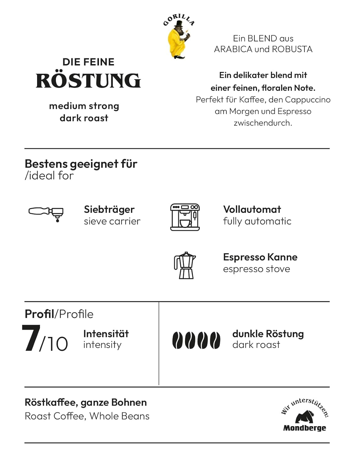 Jörges Espresso Delicate, 1kg, weiß