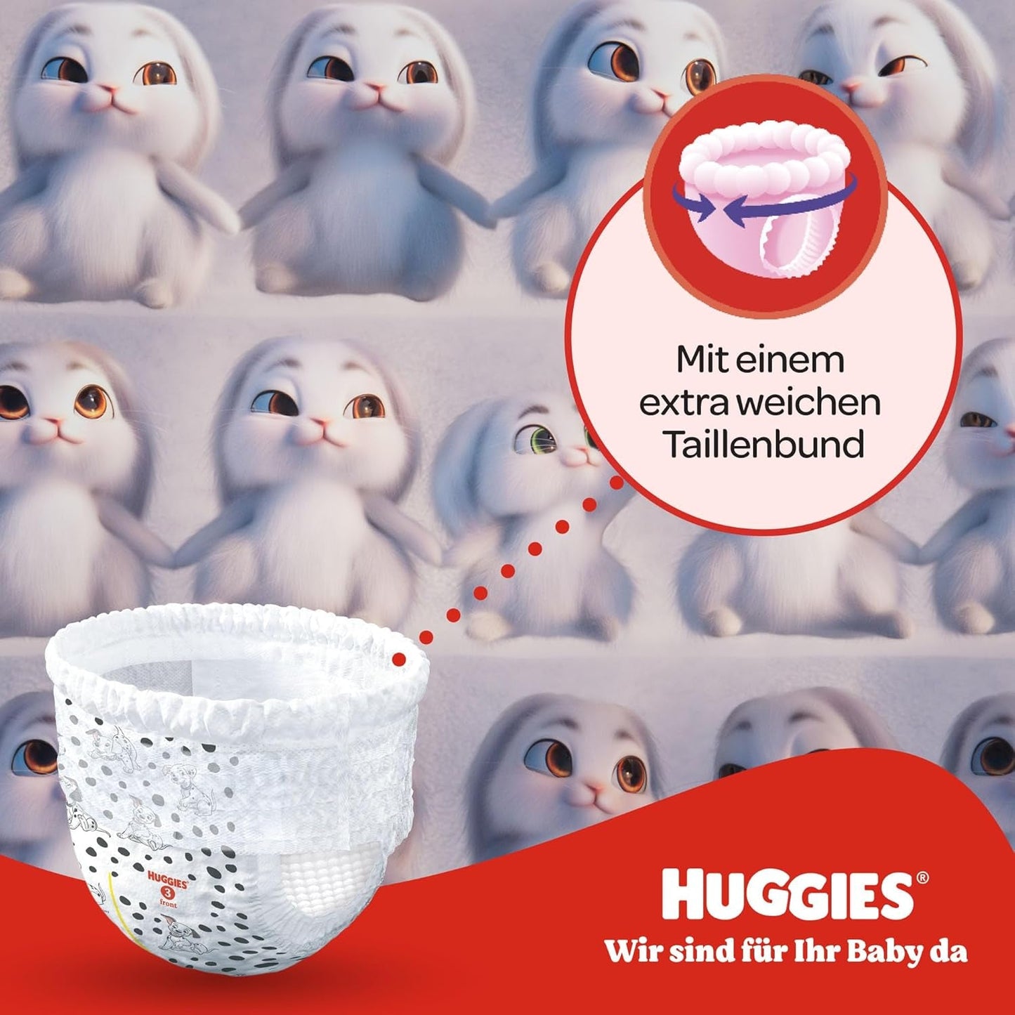 Huggies Little Movers Disney-Hosen, Größe 5, 104 Stück (2x52), Monatsbox