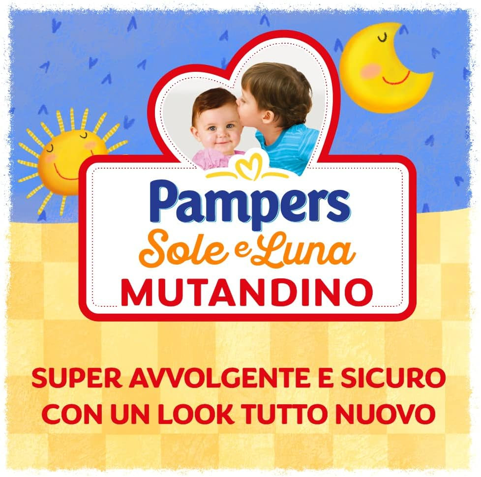 Pampers Sole e Luna Maxi Windel, Größe 4 (8-15 kg), 60 Windeln