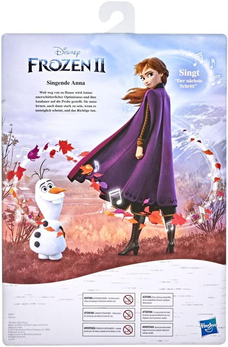 Disney Frozen 2 Frozen Anna Musik singende Puppe in lila Kleid, Spielzeug für 3 Jahre und älter 57237830 Mehrfarbig