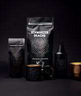 Black Dragon Espresso 100 % Robusta – Extra stark geröstete Kaffeebohnen – Sehr kräftiger und vollmundiger Kaffee mit hohem Koffeingehalt – Sehr starker Espresso