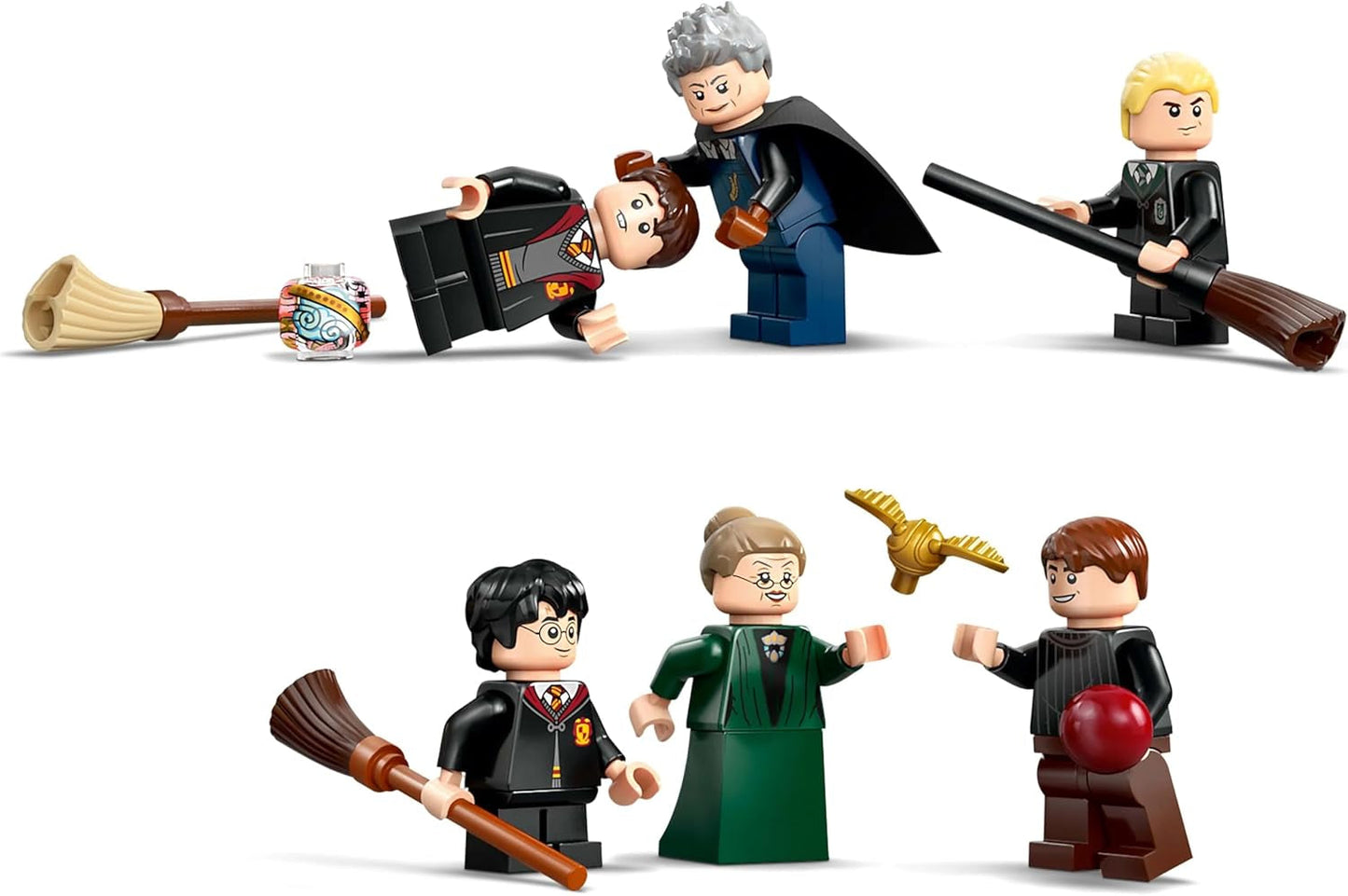 Schloss Hogwarts LEGO Harry Potter: Flugstunden-Abenteuerspielset mit 6 Minifiguren zum Sammeln, darunter Draco Malfoy und Professor McGonagall Rollenspielset für Jungen und Mädchen ab 9 Jahren 76447 Bausets Besuchen Sie den LEGO-Store