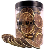90g getrocknete Zitronenscheiben|Trockenfrüchte zur Cocktaildekoration|getrocknete Zitrone als Dekoration für Weihnachten, Backen, Getränke, Gin, Glühwein, Tee|100% natürliche Qualitätszitronen ohne Zucker Naty Shop dehydrierte Produkte 90,0 Gramm