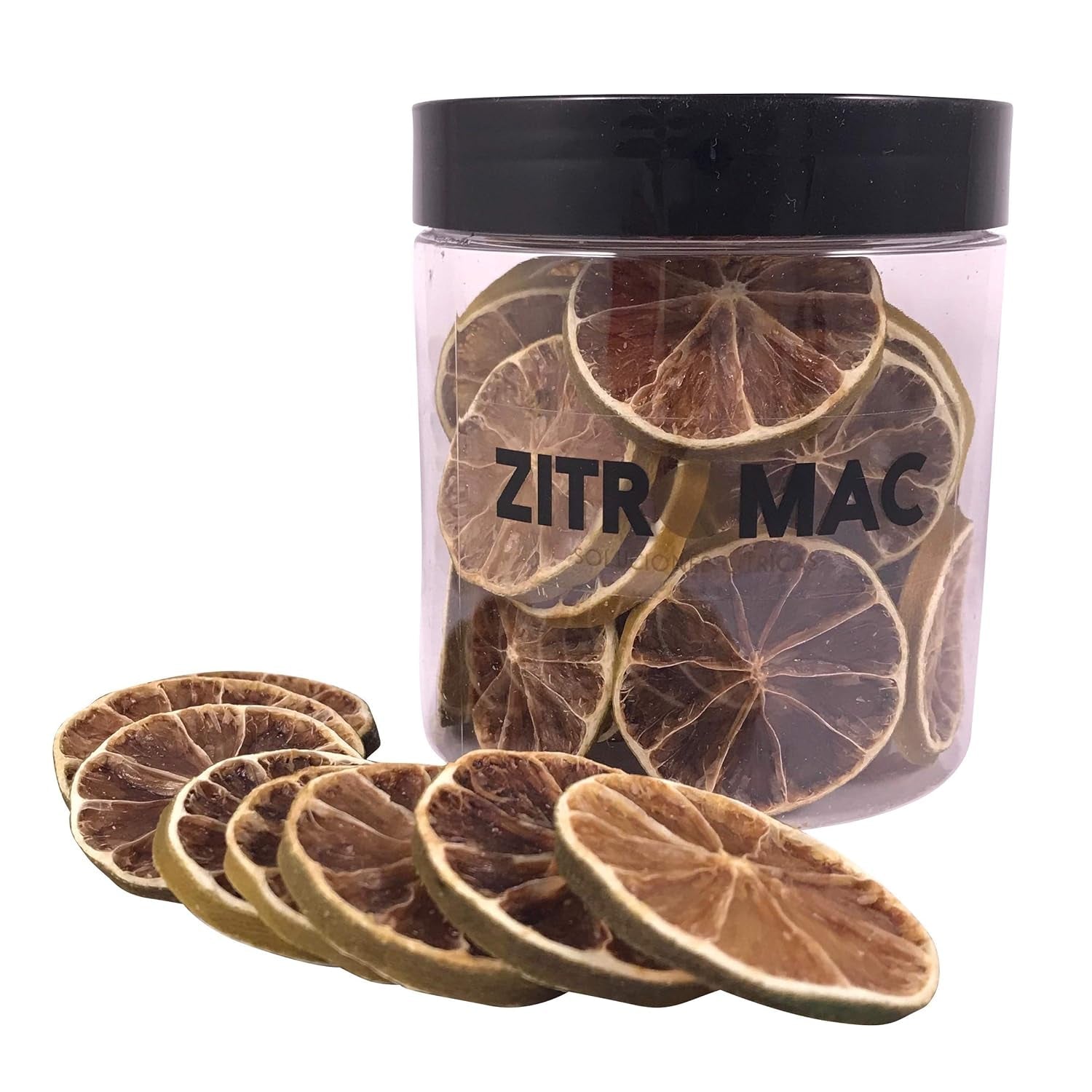 90g getrocknete Zitronenscheiben|Trockenfrüchte zur Cocktaildekoration|getrocknete Zitrone als Dekoration für Weihnachten, Backen, Getränke, Gin, Glühwein, Tee|100% natürliche Qualitätszitronen ohne Zucker Naty Shop Dehydrierte Produkte 45,0 Gramm