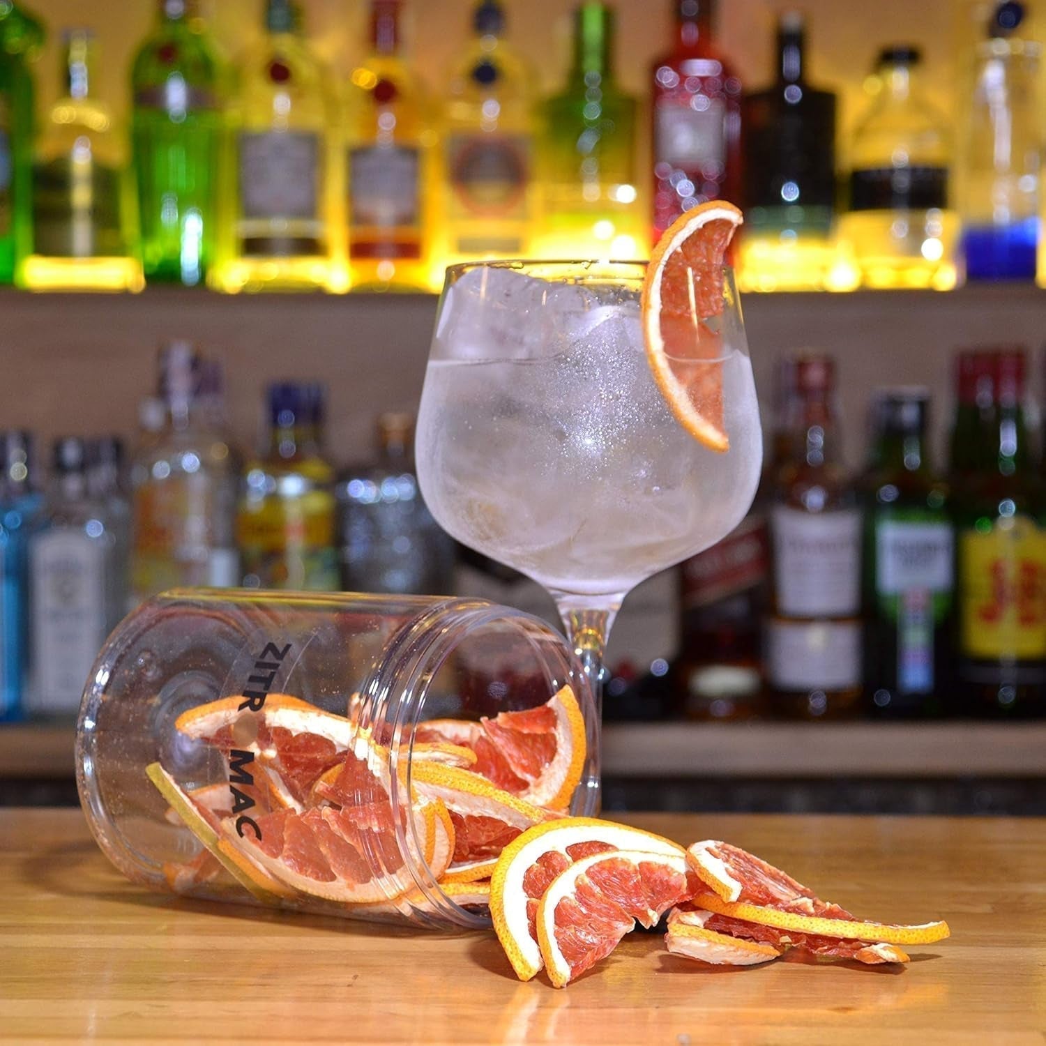 90gr getrocknete Grapefruit für Cocktails – Zuckerfreie Trockenfrüchte für Cocktails, Dekorationen, Süßwaren, Weihnachten, Getränke – 100 % natürlich, getrocknete Scheiben ohne Zusatzstoffe, dehydrierte Produkte Naty Shop