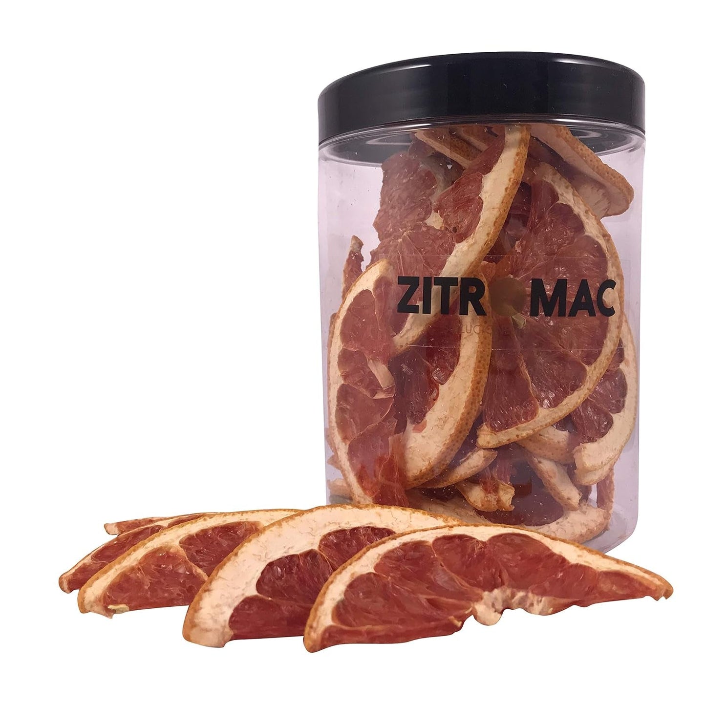 90 g getrocknete Grapefruit für Cocktails – zuckerfreie Trockenfrüchte für Cocktails, Dekorationen, Süßwaren, Weihnachten, Getränke – 100 % natürliche getrocknete Scheiben ohne Zusatzstoffe, dehydrierte Produkte Naty Shop 90 g