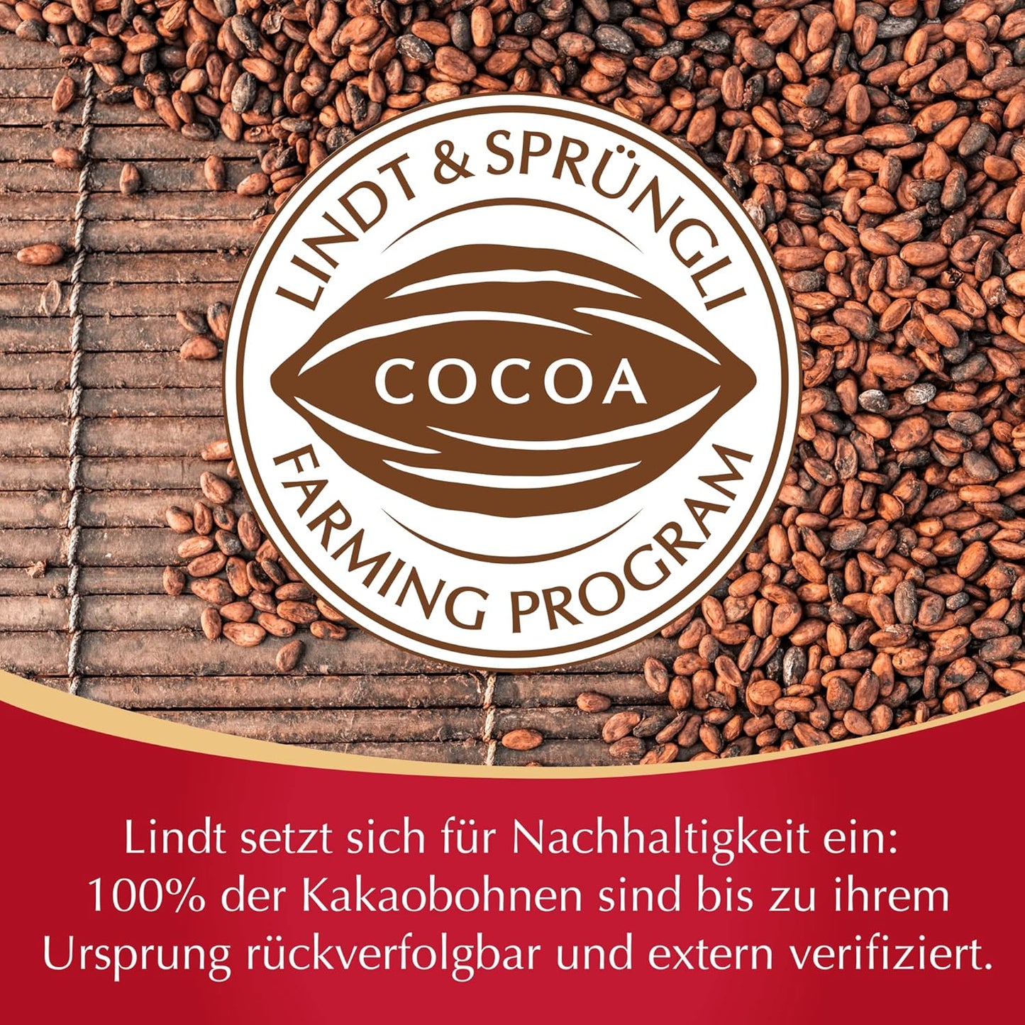 Lindt Cherry Mini Stick – Schokoladensticks mit Schweizer Kirschlikör, köstliches Geschenk mit Alkohol