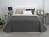Estoralis | AVA | Wendedecke | Für alle Jahreszeiten | Farbe - Grau/Anthrazit | Für 105 cm breites Bett. (200 x 270 cm. Ancho X Alto) | Steppdecke Quilts und Quilts Naty Shop Standardtitel