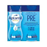 Aptamil Pronutra Pre – Säuglingsnahrung ab der Geburt – Mit pflanzlichen Ölen, ohne Palmöl – 6 x 4 x 200 ml (4800 ml)