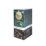 Venchi – Packung mit 6 Tafeln dunkler Schokolade mit Haselnüssen, 600 g – Ohne Zuckerzusatz – Ohne künstliche Süßstoffe – Glutenfrei – Vegan – Geschenkidee