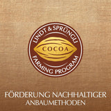 Lindt EXCELLENCE Teigstücke mit Pailletten und Karamell – Feine dunkle Schokolade mit intensivem Kakaogeschmack