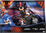 Sonic 3 The Movie Shadow Figur, 15 cm, beweglich, inklusive Shadow Mobile von Jakks Pacific, Akustik, Schwarz Actionfiguren Naty Shop