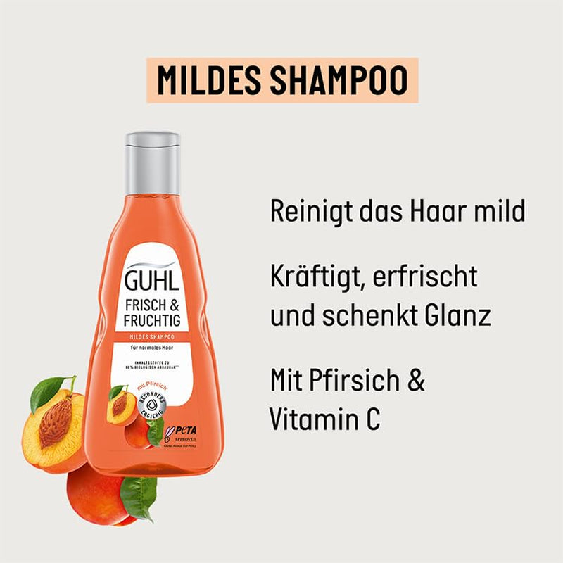 Guhl Fresh & Fruity Shampoo - Inhalt: 250 ml - Haartyp: Normal Dusche und Bad Guhl
