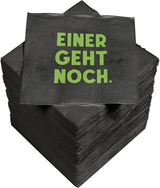 HEKU Cocktailservietten „Schön Dass Du Da Bist“, 3-lagig, 25X25Cm, 150 Stück I Elegantes Design I Ideal für Feiern I Praktisch verpackt