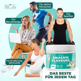 He-Ju, Pulver mit weißem Schokoladen- und Kokosgeschmack, 250 Gramm Aromen Naty Shop