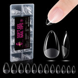 504 Stück Ballerina Medium Gel-Nageltypen: Gel-Nagelspitzen, PMMA-Kunstnägel, Nagelverlängerungen, künstliche Nägel, 12 Größen