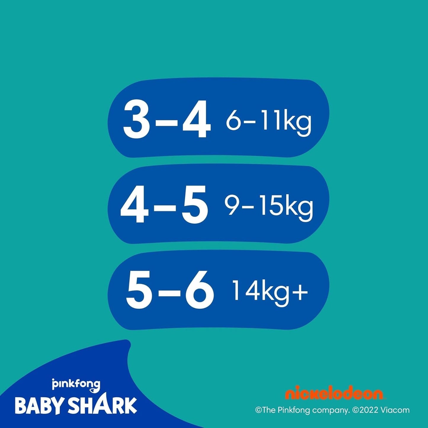 Pampers Größe 5–6 Splashers Baby Shark Limited Edition 10er-Pack Einweg-Schwimmwindeln für sicheren Wasserschutz