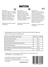 Cupplement Matcha 90 Gramm Bio – Grüner Tee in Pulverform höchster Qualität – Kein Bambusbesen und -draht – Kulinarik – Einsteigerset – Latte – Schneebesen – Japan – Pulver – Tee – Draht – Beutel – Smoothie