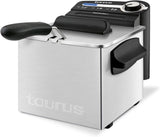Taurus Professional 2 plus - Ölfritteuse, 2 Liter, 1700 W, 18/8 Edelstahl Appliances Naty Shop 2L Filter