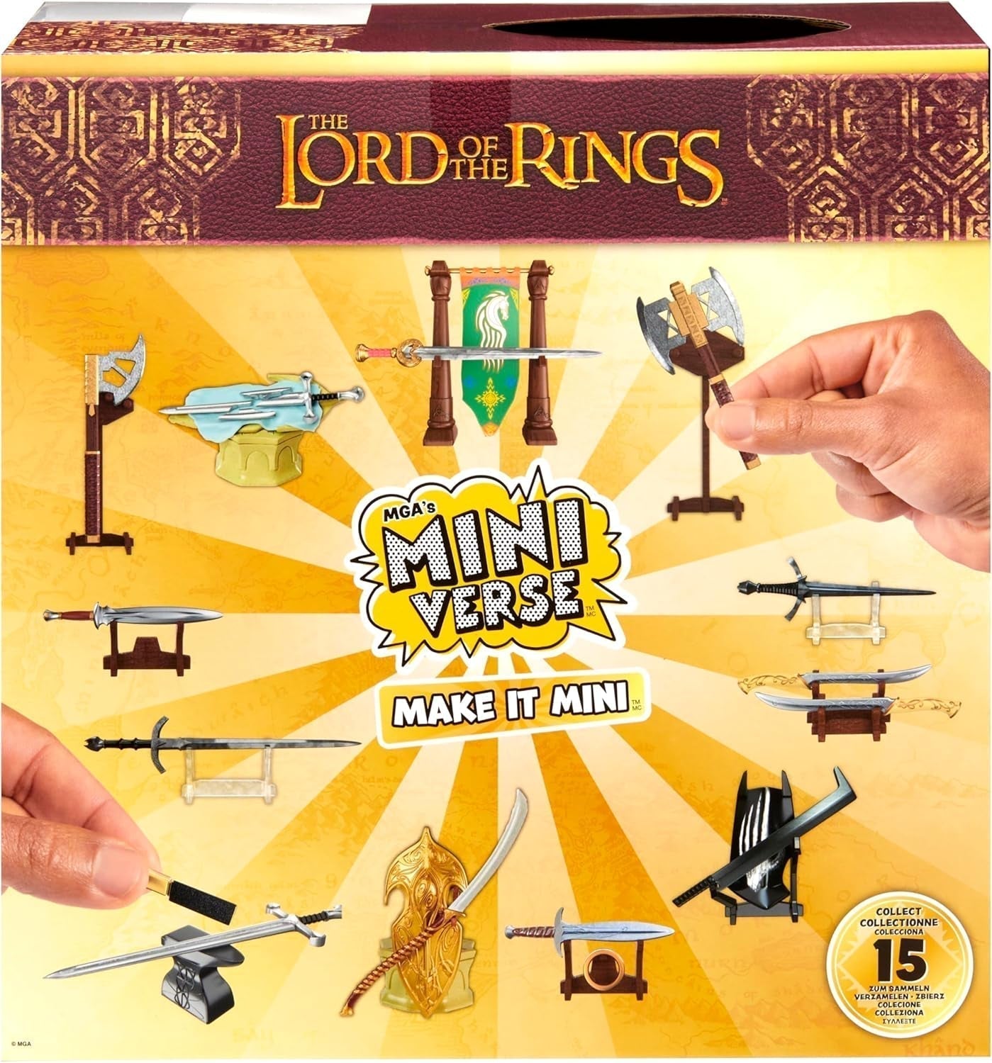 Mga'S Miniverse Make It Mini – Der Herr der Ringe Mini-Sammlerstücke Blind Pack Kunstharz-Bastelset Repliken Geeignet für Sammler und Kinder ab 8 Jahren Nicht ESSBAR Actionfiguren Naty Shop