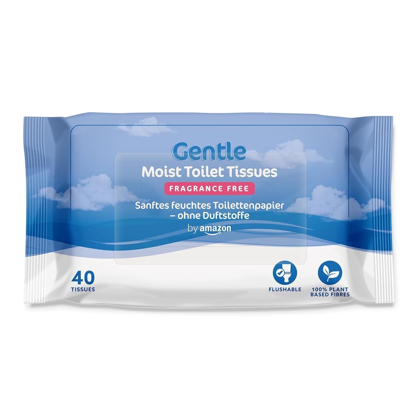Von Amazon: Weiche, feuchte, geruchlose, fein saugfähige, parfümfreie Toilettentücher, 240 Stück (6 Packungen à 40 Stück) (ehemals Marke Presto!)