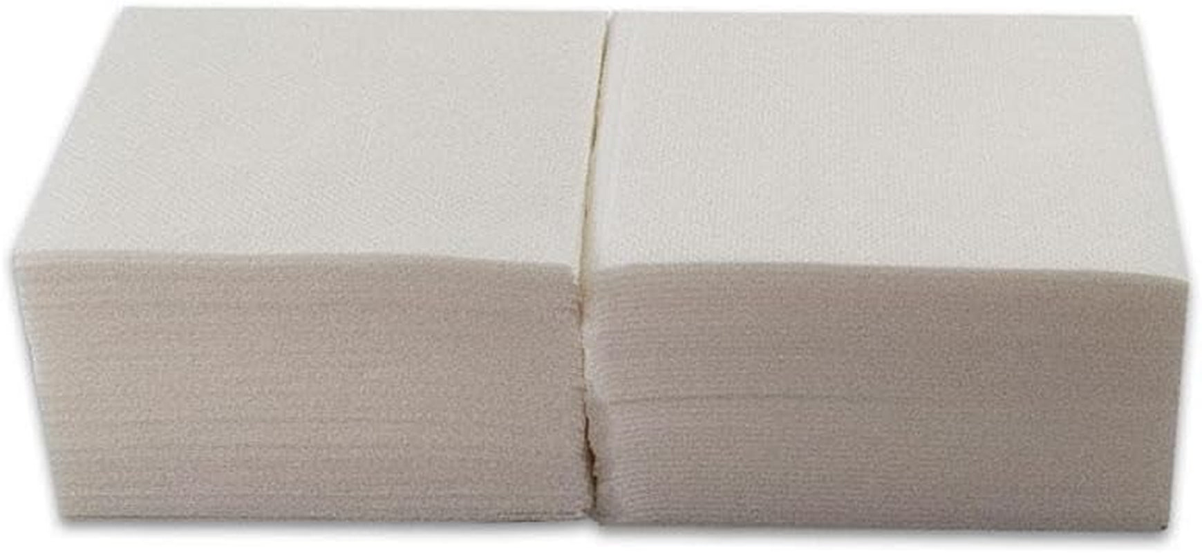 , Papier-Cocktailserviette, 1/4-Falz, Spitze, 150 Servietten, Weiß
