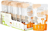 MjAMjAM – Premium-Nassfutter für Katzen – zusammendrückbarer Beutel – Saftiges Huhn mit leckeren Karotten, 12er-Pack (12 x 125 g), getreidefrei mit extra Fleisch
