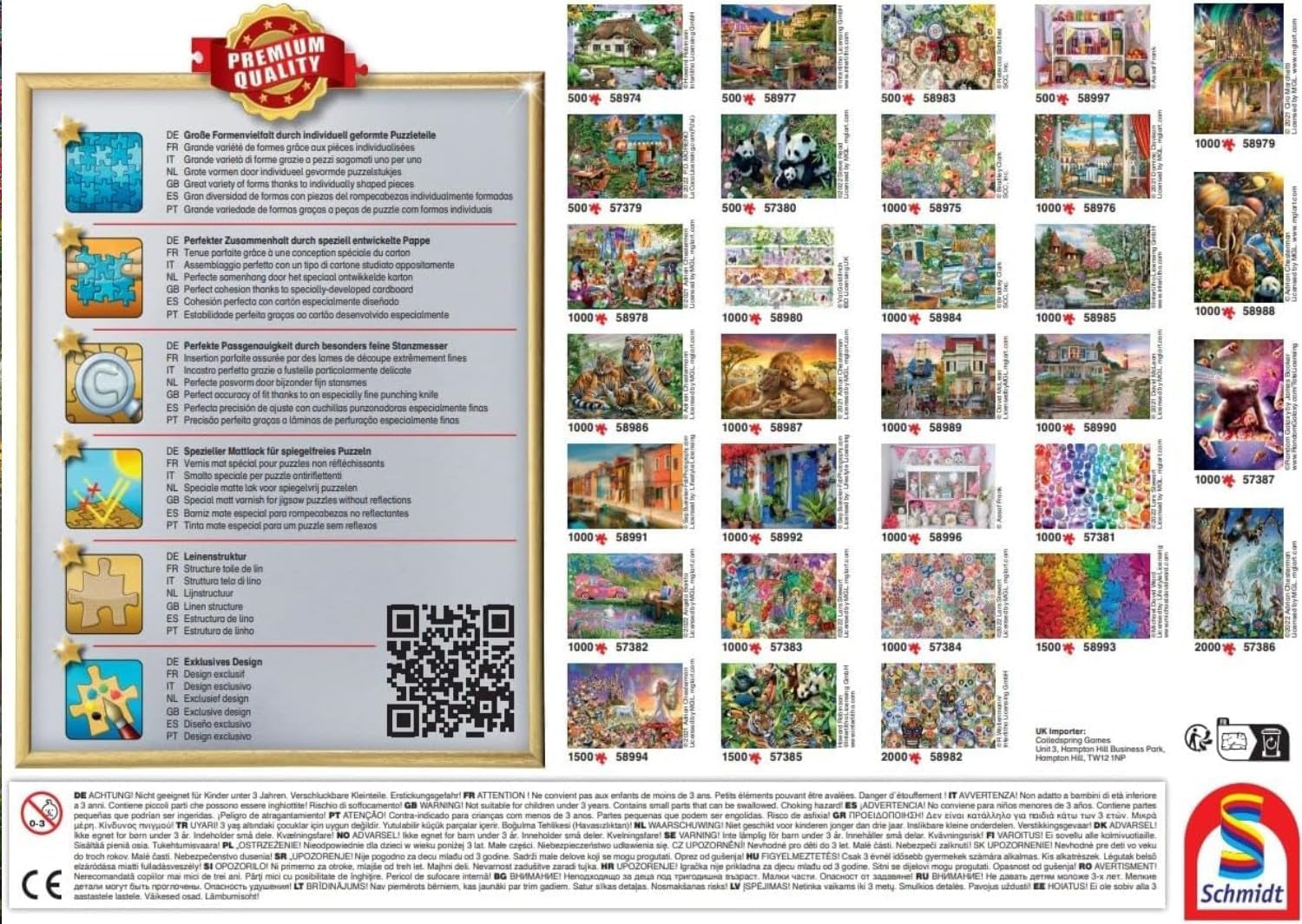 Schmidt Spiele 57392 Dream Big, Katzen, Puzzle 1000 Teile Puzzle Naty Shop