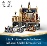 LEGO Harry Potter Schloss Hogwarts: Die Große Halle, Sammelspielzeug mit 11 Minifiguren, darunter Hermine Granger, magisches Geschenk für Jungen und Mädchen 76435 Bausets Besuchen Sie den LEGO-Store