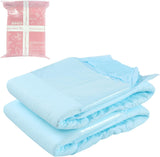 CutiePlusU Windeln für Erwachsene, trockene Oberfläche, maximale Saugfähigkeit über Nacht, Einweg-Inkontinenzwindel – Blau, Rosa, Weiß, 3er-Pack (Mittel 71–96 cm)