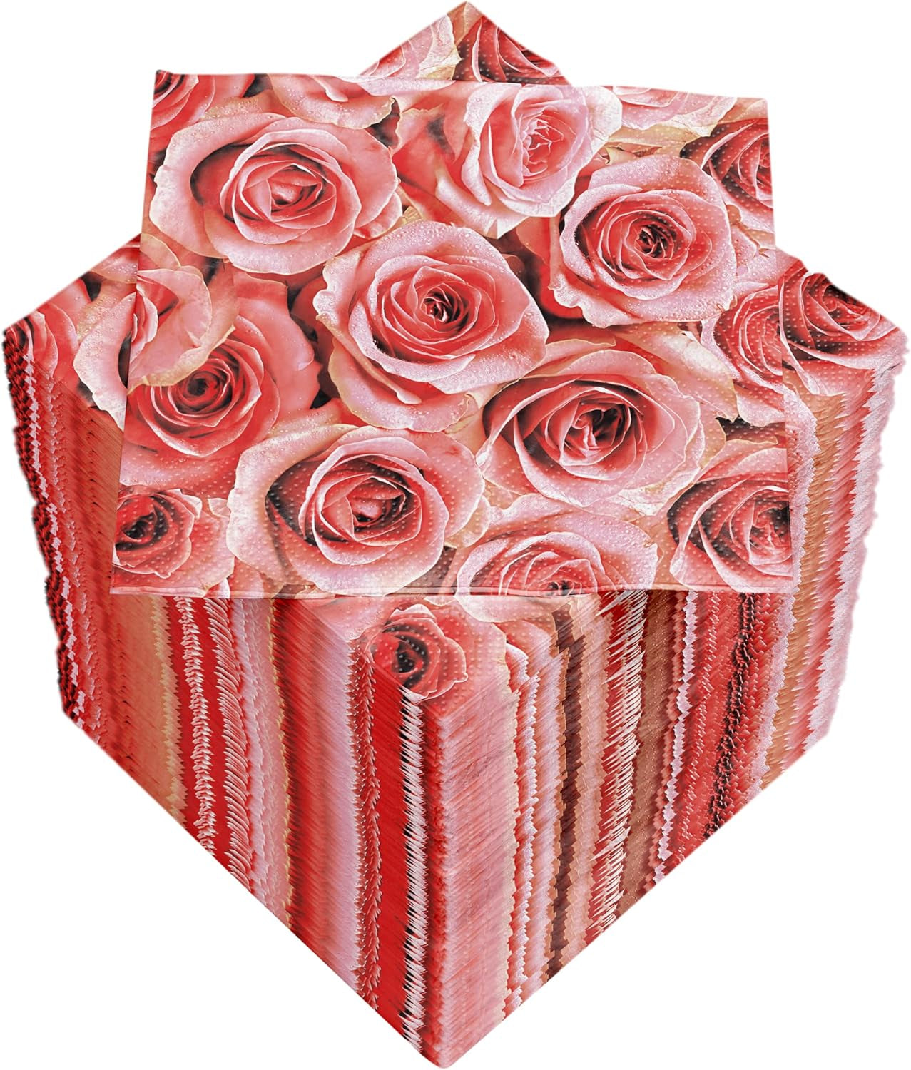 HEKU Cocktailservietten „Schön Dass Du Da Bist“, 3-lagig, 25X25Cm, 150 Stück I Elegantes Design I Ideal für Feiern I Praktisch verpackt