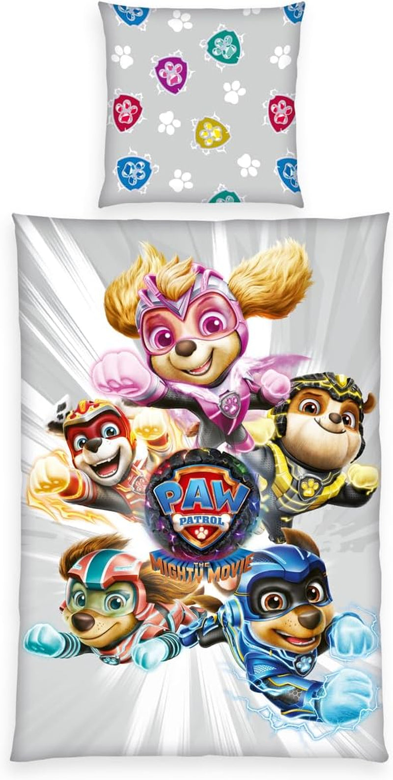 Paw Patrol Bettwäsche, Knopfverschluss, 100 % Baumwolle Bettwäsche – Kinder Naty Shop Standardtitel