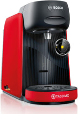 Bosch Tassimo finesse TAS162E Kapsel-Espressomaschine, 70 Getränke, intensiverer Kaffee auf Knopfdruck, automatische Abschaltung, nachhaltig, perfekte Dosierung, 1400 W, schwarz/schwarz