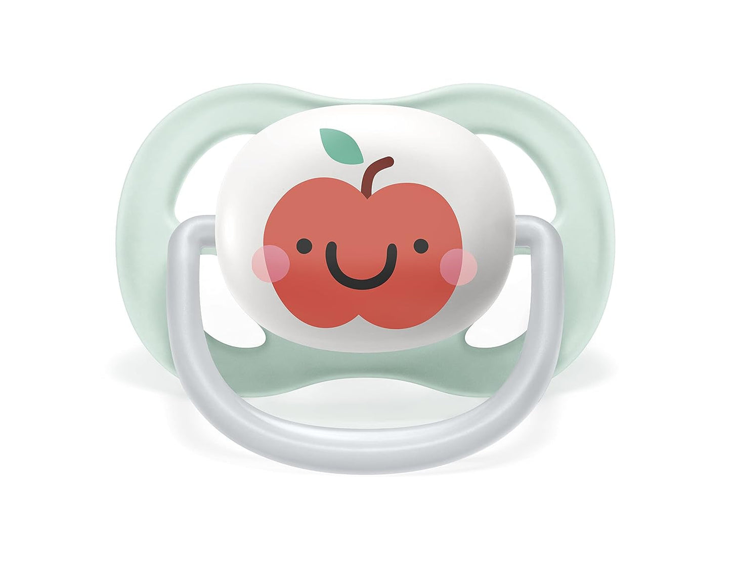 Philips AVENT Ultra-Luftschnuller – 2er-Pack, BPA-frei, atmungsaktiv, für Babys 0–6 Monate, inklusive Tragetasche und Sterilisation, Apfel/Birne (Modell SCF080/17)