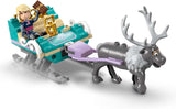 LEGO Ç€ Disney Frozen Annas Schlittenabenteuer, Konstruktionsspielzeug und Fantasy-Spielset, Schokoladenständer mit Anna-, Kristoff-, Olaf- und Sven-Minipuppen, Prinzessinnenspielzeug für Mädchen ab 4 Jahren 43256 Bausets Besuchen Sie den LEGO-Store