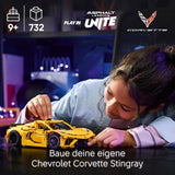 LEGO Technic Chevrolet Corvette Stingray – Bauspielzeug zum Sammeln – Spielzeugsportwagen – Automodell – Geschenk für 9-jährige Jungen und Mädchen, die Spielzeugautos lieben 42205 Bausätze Besuchen Sie den LEGO-Store