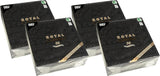 50 Servietten ROYAL Collection 1/4-Falz 40 X 40 schwarz „Ornaments“