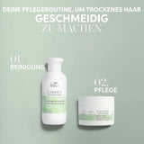 Wella Professionals Elements – natürliche Pflege für trockenes, strapaziertes Haar und empfindliche Kopfhaut – Leave-in-Conditioner, Maske und Spray mit Antioxidantien und Olivenessenz Naty Shop Haarmaske