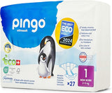 Bio-Windeln Größe 1 Neugeborene (2-5 kg), 1 Beutel mit 27 Windeln