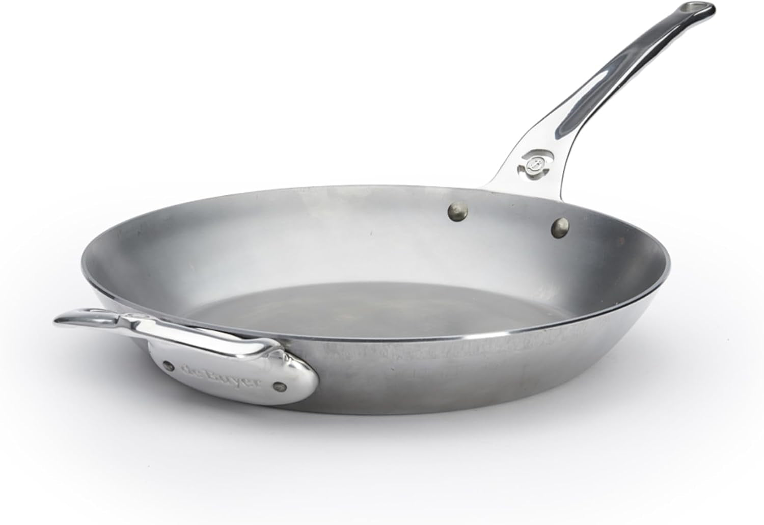 MINERAL B PRO Pfanne aus Stahl. Töpfe und Pfannen Naty Shop 32 cm