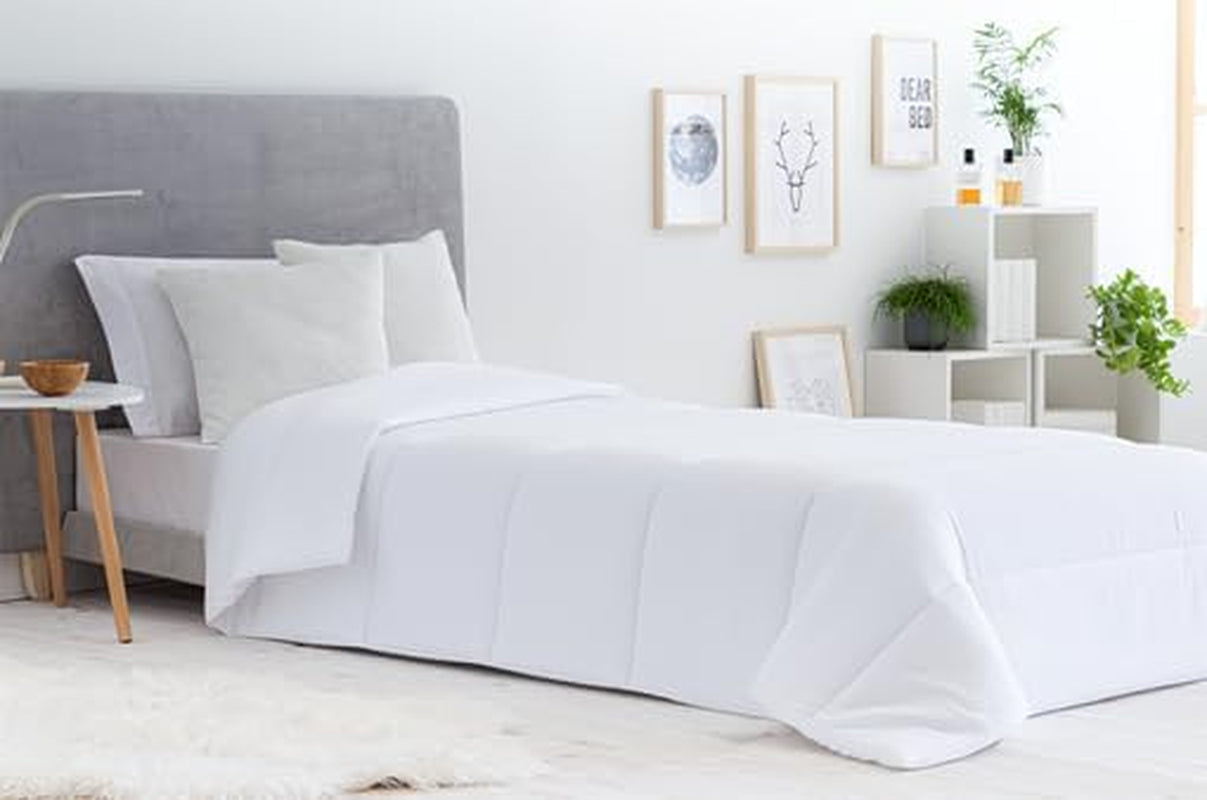Todocama-Steppdecke, 3002-Faser-Steppdecke, bissfest, Herbst-Winter, 300 g/m², weiß (alle Größen erhältlich) (Betten 135/140/150–220 x 220 cm) Steppdecken und Quilts Naty Shop