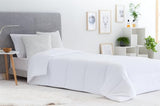 Todocama-Steppdecke, 3002-Faser-Steppdecke, bissfest, Herbst-Winter, 300 g/m², weiß (alle Größen erhältlich) (Betten 135/140/150–220 x 220 cm) Steppdecken und Quilts Naty Shop