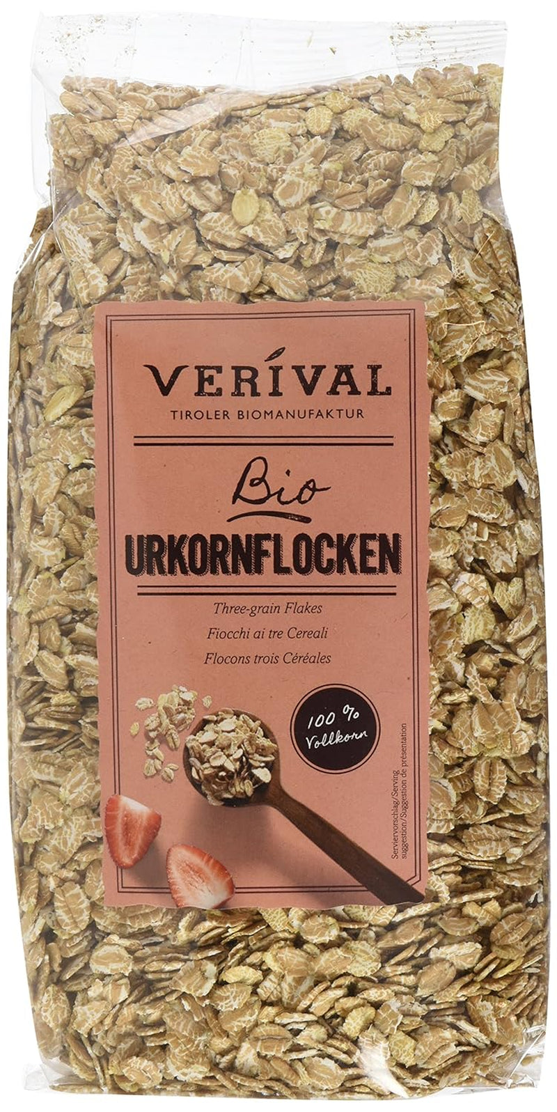Verival Urkornflocken - Bio, 6er Pack (6 x 500 g) Cereals Naty Shop Standardtitel