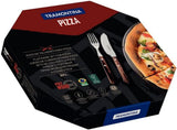 Tramontina PIZZA Besteck, 8-teiliges Set, Für 4 Personen, Rostfreier Edelstahl, Fsc-Zertifizierte Holzgriffe, Spülmaschinenfest Kitchen Naty Shop