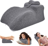 Lesekissen – Rückenkissen, verstellbare Kopfstütze, Lesekissen aus Memory-Schaum für das Bett, ergonomisches Nacken- und Beinkissen, Lendenstützkissen