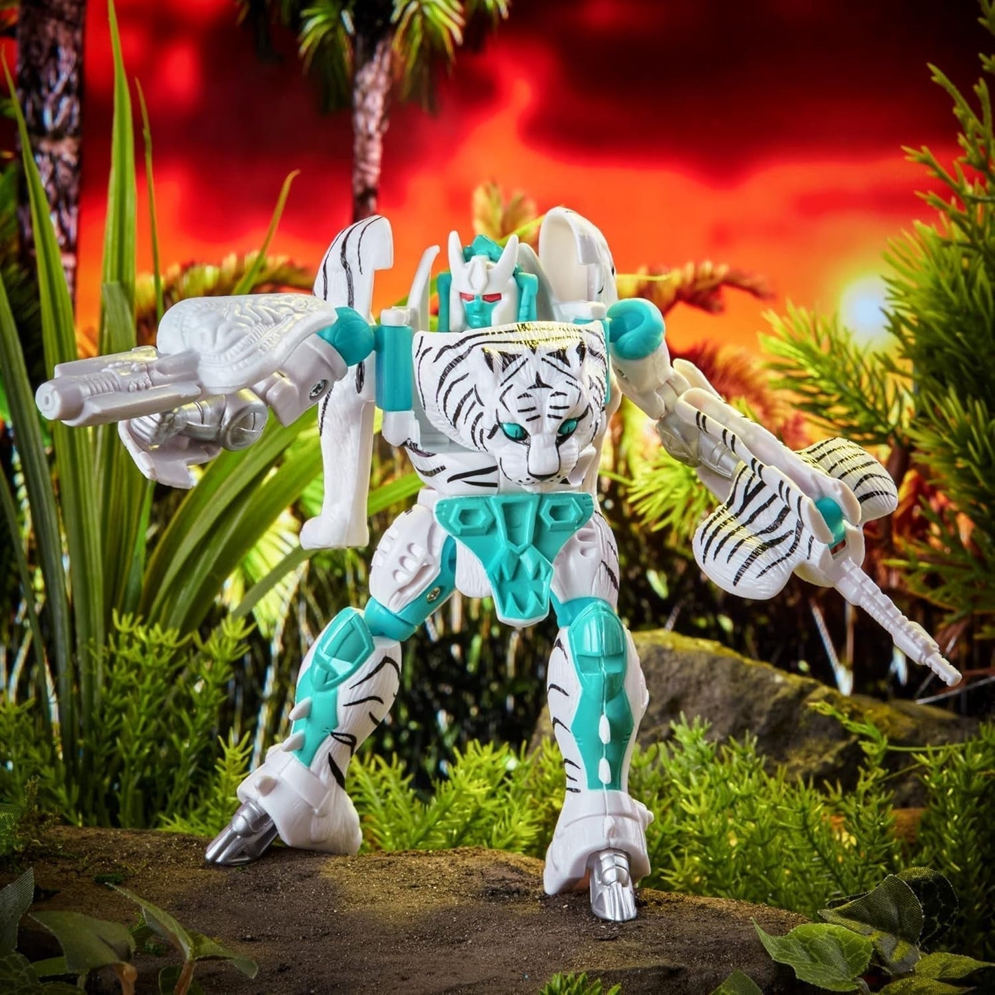 Transformers Toy Vintage Beast Wars, Tigatron-Actionfigur zum Sammeln (12,5 cm), für Erwachsene und Kinder ab 8 Jahren, F4225, Multi, Einheitsgröße Actionfiguren Naty Shop
