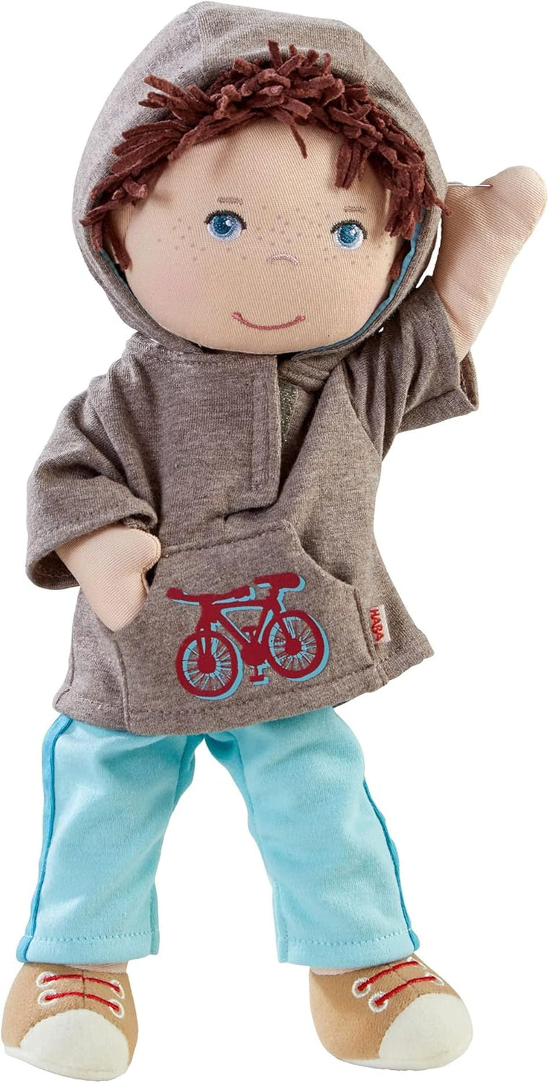 HABA 306528 – Lian Doll – Plüschpuppe für Kinder ab 18 Monaten zum Spielen und Kuscheln aus weichen Materialien – Größe: 30 cm Naty Shop Dolls